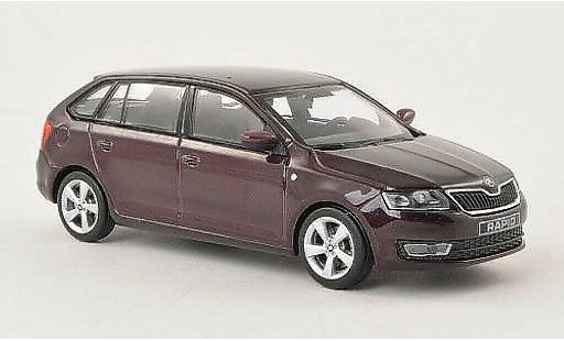 Skoda Rapid Spaceback ACE 1/43 Abrex Spaceback rouge 2013 miniature