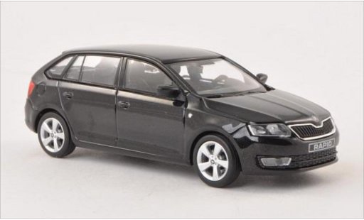 Skoda Rapid Spaceback ACE 1/43 Abrex Spaceback metallise noire 2013 miniature