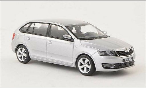 Skoda Rapid Spaceback ACE 1/43 Abrex Spaceback grise 2013 miniature