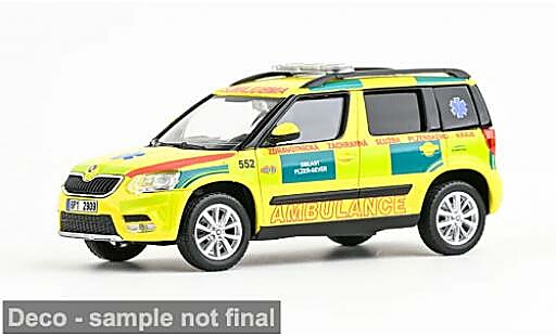Skoda Yeti 1/43 Abrex FL 2013 EMS Of Plzen Region 552 1:43 miniature