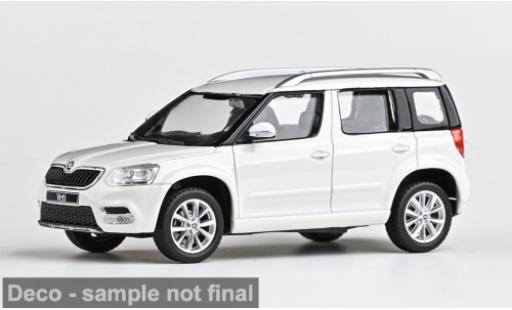 Skoda Yeti 1/43 Abrex FL blanche 2013 1:43 miniature