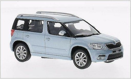 Skoda Yeti Base 1/43 Abrex metallise bleu 2013 miniature
