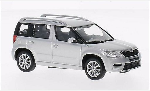 Skoda Yeti Base 1/43 Abrex metallise grise 2013 miniature