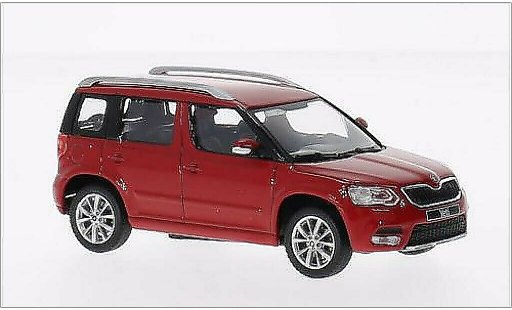 Skoda Yeti Base 1/43 Abrex rouge 2013 miniature