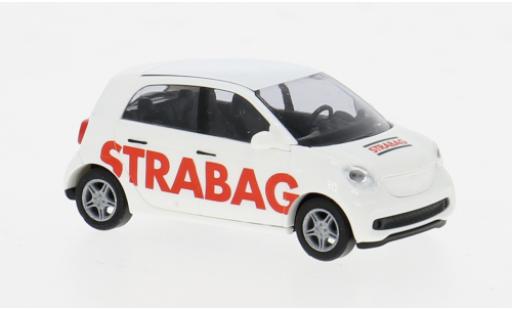 Smart ForFour 1/87 Busch Forfour 14 2014 STRABAG 1:87 miniature