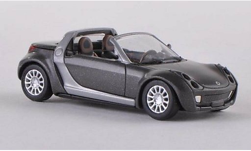 Smart Roadster Collectors Edition 1/87 Busch grise miniature