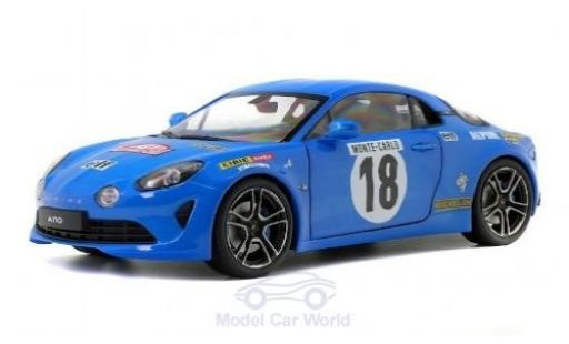 Miniature Alpine A110 1/18 Solido Premiere Edition No.18 Rallye Monte Carlo Historic 2018 Alpine A110 1/18 Solido Premiere Edition No.18 Rallye Monte Carlo Historic 2018 miniature