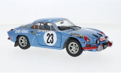 Alpine A110 1/18 Solido Renault No.23 Rallye Monte Carlo 1972 1:18 miniature