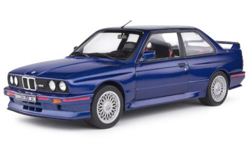Miniature Bmw M3 1/18 Solido (E30) metallise bleue/Dekor 1990 y compris les Decals Bmw M3 1/18 Solido (E30) metallise bleue/Dekor 1990 y compris les Decals miniature