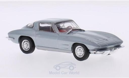 Miniature Chevrolet Corvette C2 1/43 Solido (C2) Stingray Split-Window Coupe grise 1963 Chevrolet Corvette C2 1/43 Solido (C2) Stingray Split-Window Coupe grise 1963 miniature