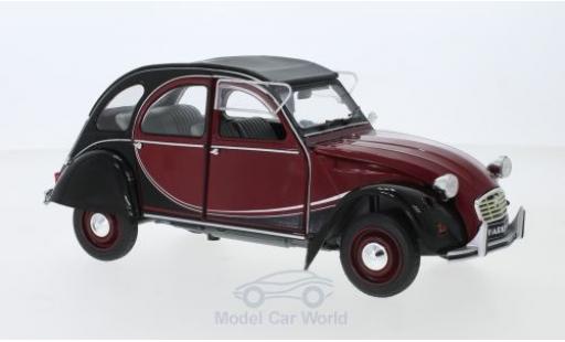 Citroen 2CV 1/18 Solido 6 Charleston rouge/noire 1982 miniature