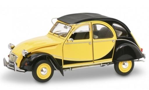 Citroen 2CV 1/18 Solido 6 Charlston jaune/noire miniature