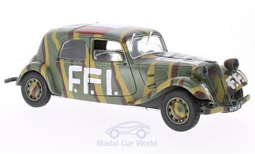 Miniature Citroen Traction 11 1/18 Solido 11 CV F.F.I. 1944 Citroen Traction 11 1/18 Solido 11 CV F.F.I. 1944 miniature