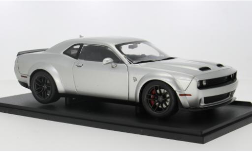 Miniature Dodge Challenger 1/18 Solido SRT Hellcat Redeye grise 1:18 Dodge Challenger 1/18 Solido SRT Hellcat Redeye grise 1:18 miniature