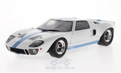 Miniature Ford GT40 1/18 Solido MK I blanche/bleue 1968 Ford GT40 1/18 Solido MK I blanche/bleue 1968 miniature