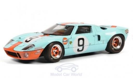 Miniature Ford GT40 1/18 Solido No.9 Gulf 24h Le Mans 1968 P.Rodriguez/L.Bianchi Ford GT40 1/18 Solido No.9 Gulf 24h Le Mans 1968 P.Rodriguez/L.Bianchi miniature