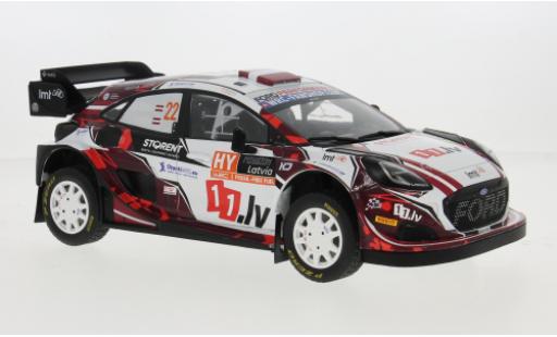 Ford Puma 1/18 Solido Rally 1 Hyprid #22 1:18 miniature