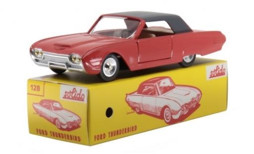 Miniature Ford Thunderbird 1/43 Solido Hardtop orange/grise 1963 Ford Thunderbird 1/43 Solido Hardtop orange/grise 1963 miniature
