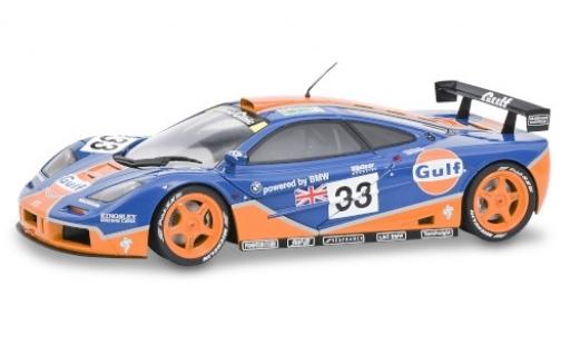 Miniature McLaren F1 1/18 Solido GTR No.33 Gulf 24h Le Mans 1996 R.Bellm/J.Weaver/J.J.Lehto McLaren F1 1/18 Solido GTR No.33 Gulf 24h Le Mans 1996 R.Bellm/J.Weaver/J.J.Lehto miniature
