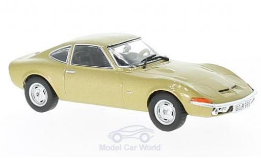 Miniature Opel GT 1/43 Solido gold 1968 Opel GT 1/43 Solido gold 1968 miniature