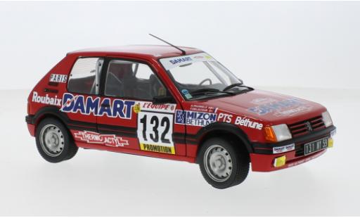 Peugeot 205 1/18 Solido GTI 1.6 No.132 Rallye WM Rallye Monte Carlo 1986 1:18 miniature