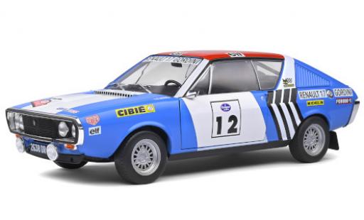 Miniature Renault 17 1/18 Solido Gordini No.12 Rallye WM Rallye Press on Regardless 1974 J-L.Therier/C.Delferier Renault 17 1/18 Solido Gordini No.12 Rallye WM Rallye Press on Regardless 1974 J-L.Therier/C.Delferier miniature