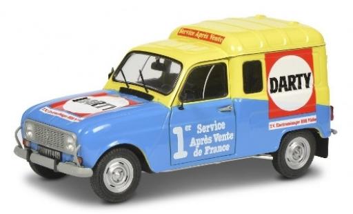 Miniature Renault 4 1/18 Solido R F Darty 1988 Renault 4 1/18 Solido R F Darty 1988 miniature