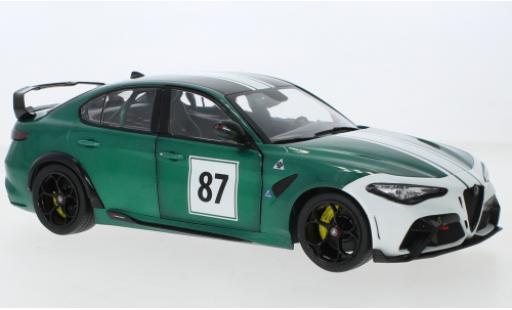 Miniature Alfa Romeo Giulia 1/18 Solido GTAM metallise verte No.87 2021 Alfa Romeo Giulia 1/18 Solido GTAM metallise verte No.87 2021 miniature