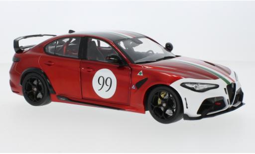 Miniature Alfa Romeo Giulia 1/18 Solido GTAM metallise rouge 2022 Alfa Romeo Giulia 1/18 Solido GTAM metallise rouge 2022 miniature