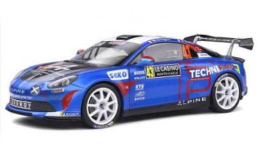 Miniature Alpine A110 1/18 Solido Rally RGT No.43 Rallye WM Rallye Monte Carlo 1988 Alpine A110 1/18 Solido Rally RGT No.43 Rallye WM Rallye Monte Carlo 1988 miniature