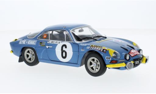 Miniature Alpine A110 1/18 Solido Renault 1600S No.6 Rallye Monte Carlo 1972 Alpine A110 1/18 Solido Renault 1600S No.6 Rallye Monte Carlo 1972 miniature