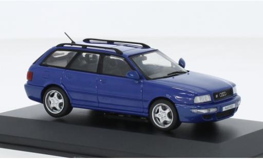 Audi RS2 1/43 Solido Avant bleu 1995 miniature