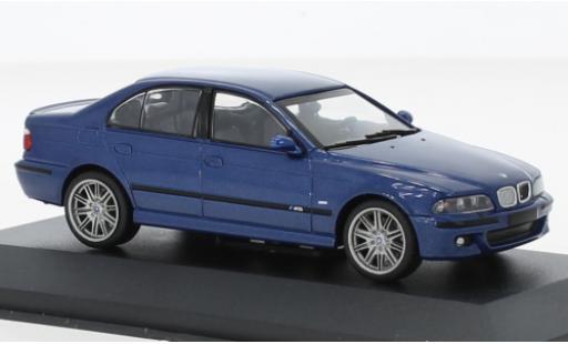 Miniature Bmw M5 1/43 Solido (E39) metallise bleue 2003 Bmw M5 1/43 Solido (E39) metallise bleue 2003 miniature