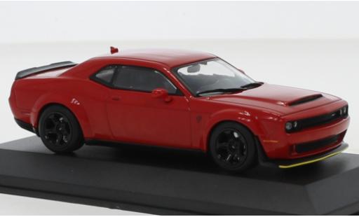 Miniature Dodge Challenger 1/43 Solido SRT Demon V8 6.2 rouge 2018 Dodge Challenger 1/43 Solido SRT Demon V8 6.2 rouge 2018 miniature