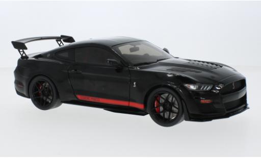 Miniature Shelby GT 500 1/18 Solido Ford Mustang Code Red noire 2022 Shelby GT 500 1/18 Solido Ford Mustang Code Red noire 2022 miniature