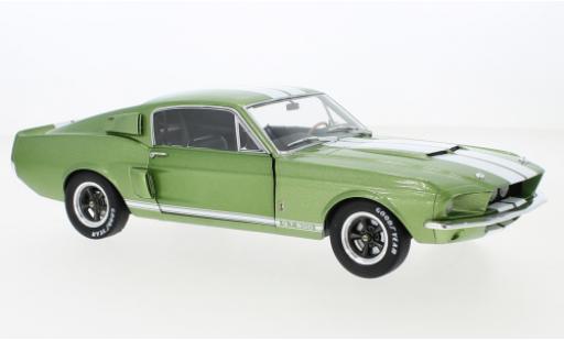 Miniature Shelby GT 500 1/18 Solido Ford Mustang metallise verte/blanche 1967 Shelby GT 500 1/18 Solido Ford Mustang metallise verte/blanche 1967 miniature