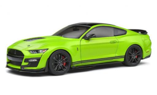 Miniature Shelby GT 500 1/18 Solido Ford Mustang metallise la chaux 2020 Shelby GT 500 1/18 Solido Ford Mustang metallise la chaux 2020 miniature