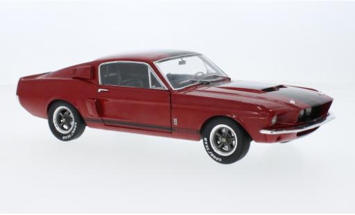 Miniature Shelby GT 500 1/18 Solido Ford Mustang metallise rouge foncé/noire 1967 Shelby GT 500 1/18 Solido Ford Mustang metallise rouge foncé/noire 1967 miniature