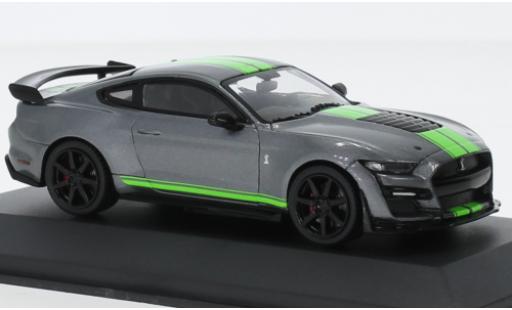 Miniature Shelby GT 500 1/43 Solido Ford Mustang rapide Track metallise gris/la chaux 2020 Shelby GT 500 1/43 Solido Ford Mustang rapide Track metallise gris/la chaux 2020 miniature