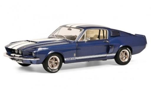 Miniature Shelby Mustang 1/18 Solido Ford GT 500 metallise bleu/blanche 1967 Shelby Mustang 1/18 Solido Ford GT 500 metallise bleu/blanche 1967 miniature