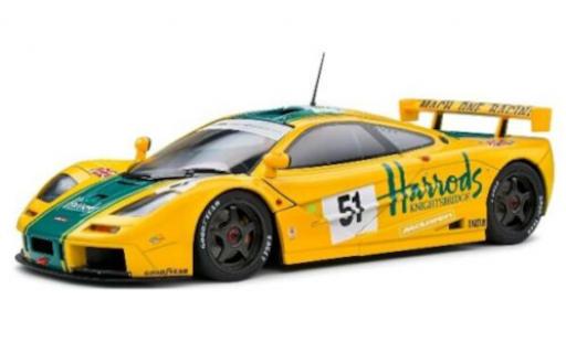 Miniature McLaren F1 1/18 Solido GTR No.51 Harrods Mach One Racing Harrods 24h Le Mans 1995 McLaren F1 1/18 Solido GTR No.51 Harrods Mach One Racing Harrods 24h Le Mans 1995 miniature