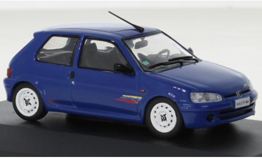 Miniature Peugeot 106 1/43 Solido Rally Phase II bleue 1995 Peugeot 106 1/43 Solido Rally Phase II bleue 1995 miniature