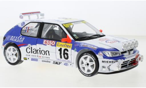 Miniature Peugeot 306 1/18 Solido Maxi No.16 Rallye WM Rally Monte Carlo 1998 Peugeot 306 1/18 Solido Maxi No.16 Rallye WM Rally Monte Carlo 1998 miniature