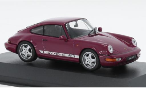 Miniature Porsche 964 1/43 Solido 911  RS violette 1992 Porsche 964 1/43 Solido 911  RS violette 1992 miniature