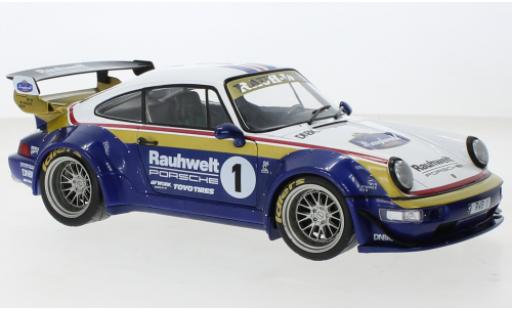 Miniature Porsche 964 RWB 1/18 Solido 911  bleue/blanche 2022 Porsche 964 RWB 1/18 Solido 911  bleue/blanche 2022 miniature
