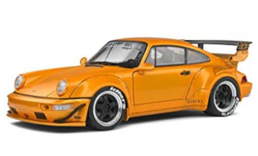 Miniature Porsche 991 RWB 1/18 Solido 911 (964) metallise orange HIBIKI 2016 Porsche 991 RWB 1/18 Solido 911 (964) metallise orange HIBIKI 2016 miniature