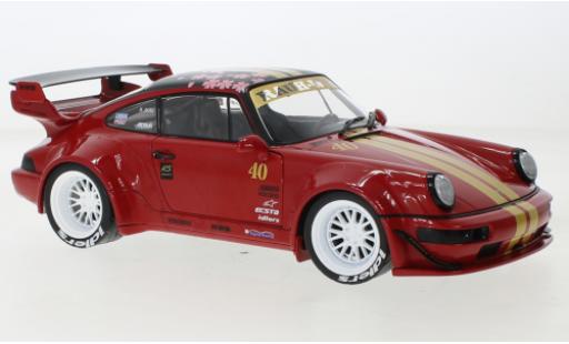 Miniature Porsche 964 RWB 1/18 Solido 911  rouge Red Sakura 2021 Porsche 964 RWB 1/18 Solido 911  rouge Red Sakura 2021 miniature