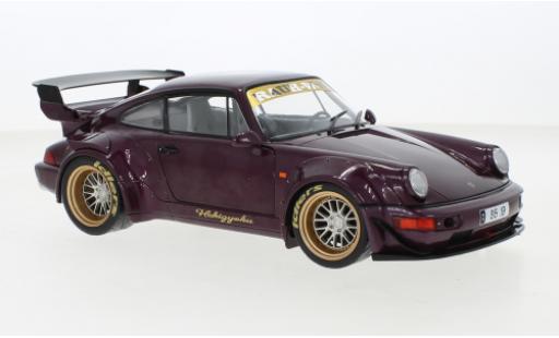 Miniature Porsche 964 RWB 1/18 Solido 911  metallise lila HEKIGYOKU 2022 Porsche 964 RWB 1/18 Solido 911  metallise lila HEKIGYOKU 2022 miniature