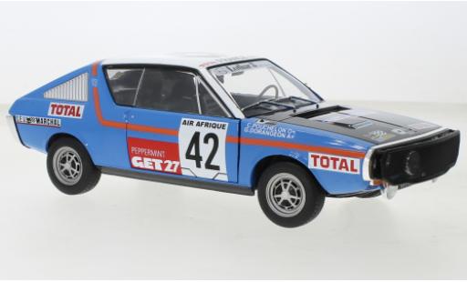Miniature Renault 17 1/18 Solido No.42 Rally Abidjan - Nice 1976 Renault 17 1/18 Solido No.42 Rally Abidjan - Nice 1976 miniature