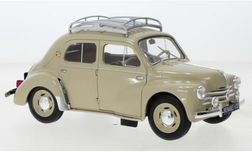 Miniature Renault 4CV 1/18 Solido Tourterelle beige 1956 Renault 4CV 1/18 Solido Tourterelle beige 1956 miniature